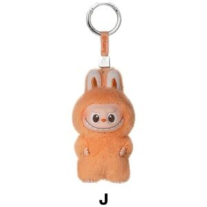 [NEW] POP MART Mini Labubu Pin for Love Vinyl Plush Pendant Blind Box (J Orange)